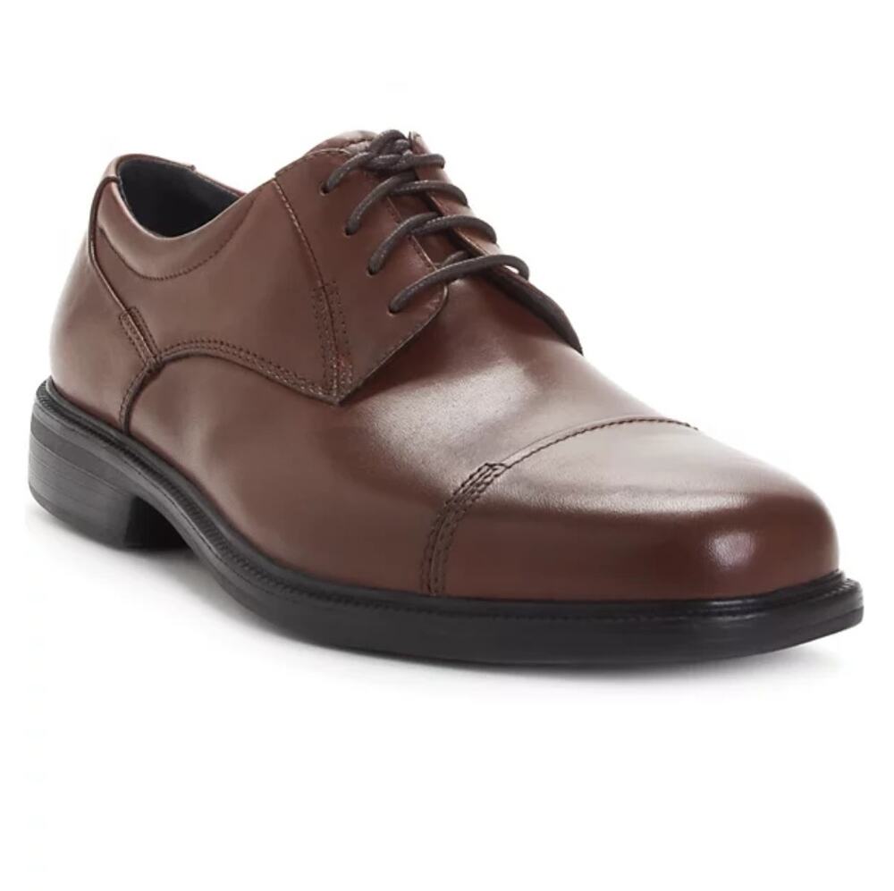 Bostonian Men's Wenham Cap Toe Oxford Shoes Brown Leather Size 10.5